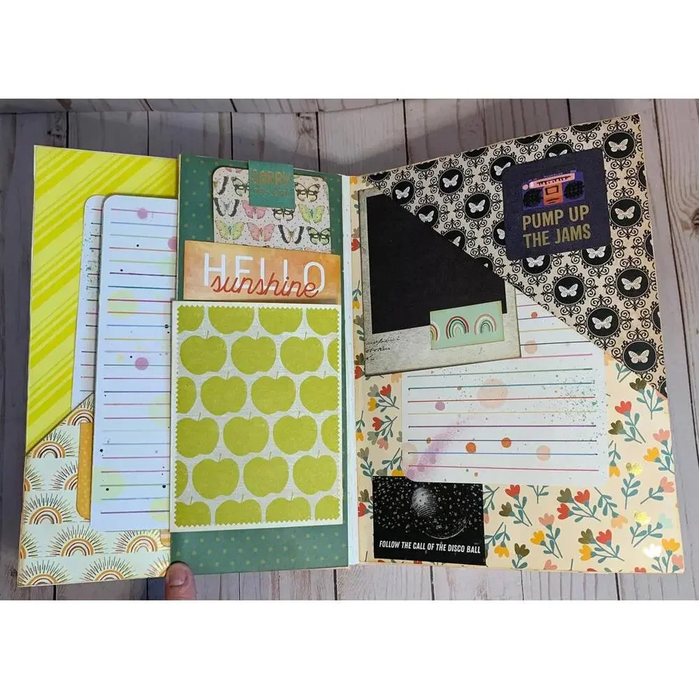 Jump In! altered book junk journal travelers notebook‎ 10x8